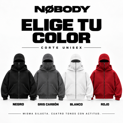Sudadera con capucha y cremallera integral